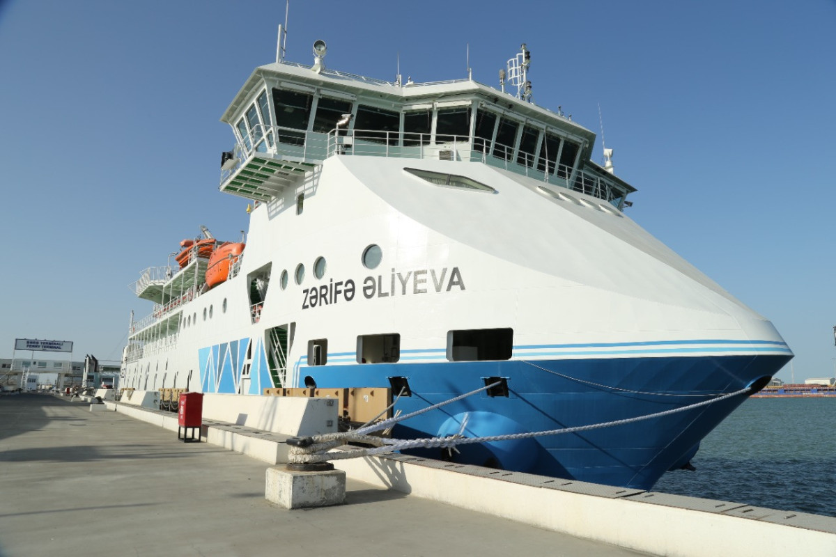 Ro-Pax-type ferry vessel “Zarifa Aliyeva” set sail for its maiden voyage