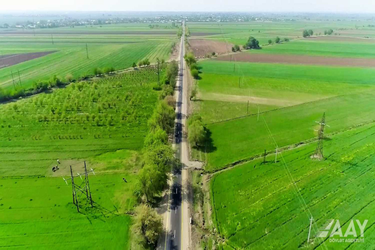 Goranboyda 16 km-lik yol yenidənqurmadan sonra istifadəyə verilib - FOTO  - VİDEO 