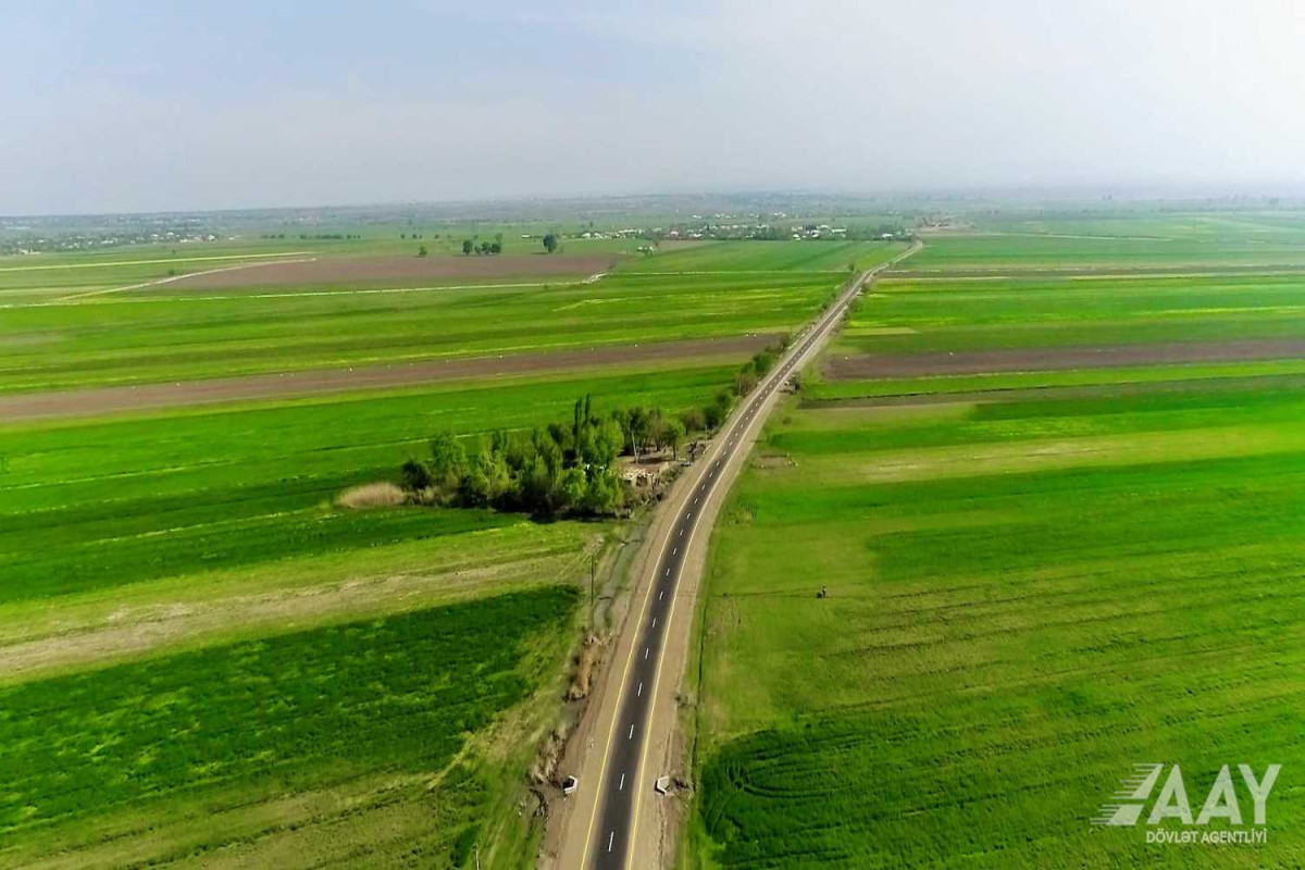 Goranboyda 16 km-lik yol yenidənqurmadan sonra istifadəyə verilib - FOTO  - VİDEO 