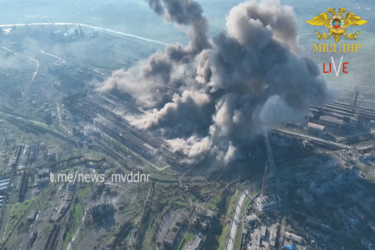 Russian forces focusing on destroying Ukrainian units at Azovstal, Ukrainian military says
