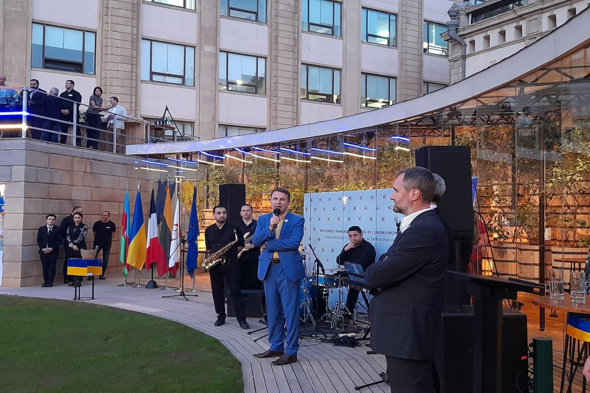Event in support of Ukraine held in Azerbaijan's Baku