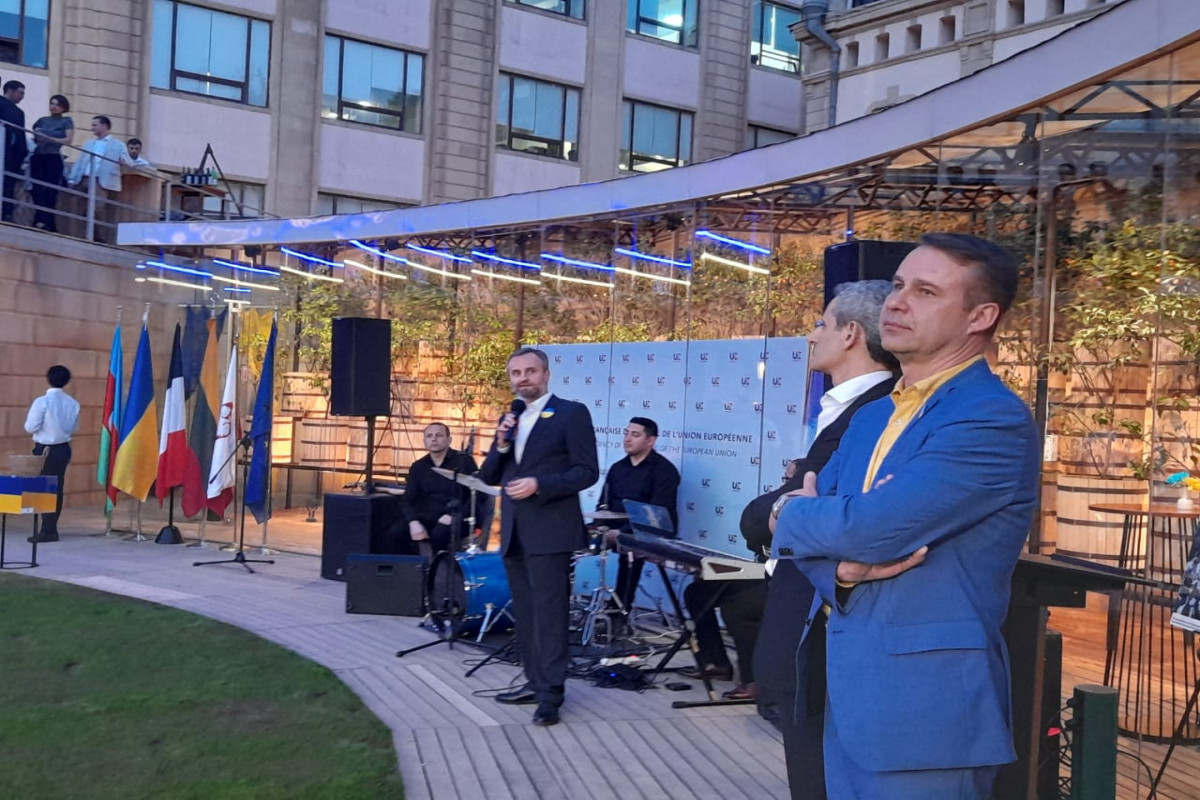 Event in support of Ukraine held in Azerbaijan's Baku