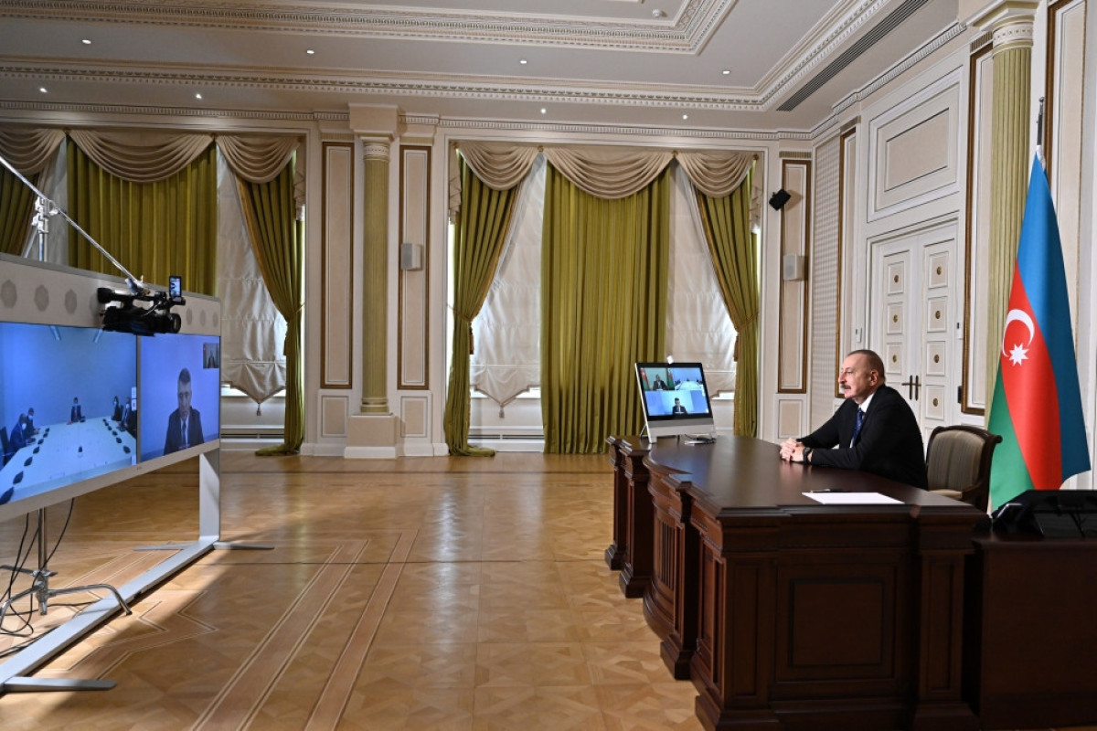 President Ilham Aliyev received in video format Director-General of UN Food and Agriculture Organization