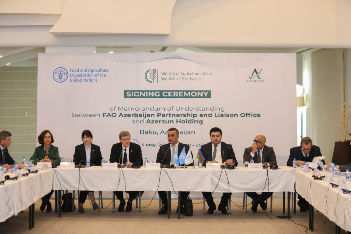 FAO və “Azərsun Holdinq” arasında əməkdaşlıq memorandumu imzalanıb