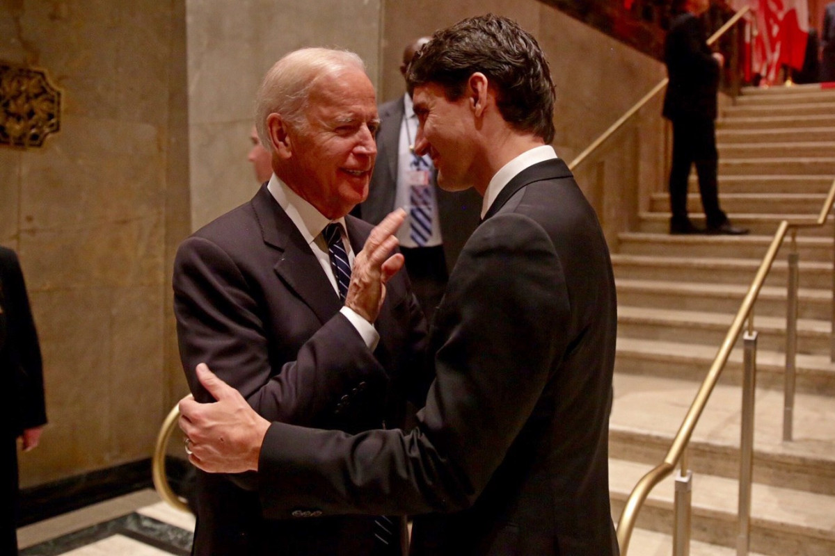 Президент США Джо Байден и премьер-министр Канады Джастин Трюдо