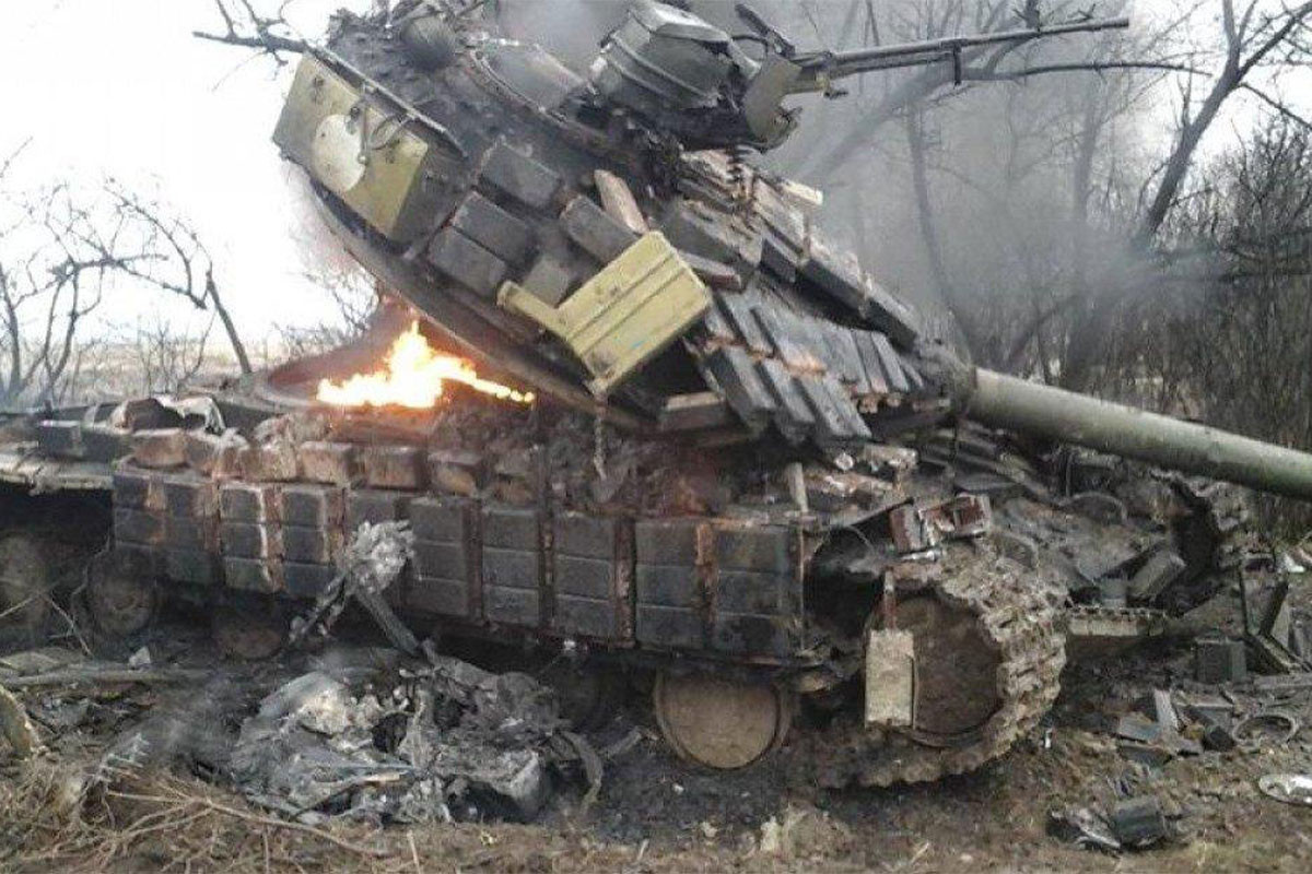 Britaniya kəşfiyyatı: "Ukraynada Rusiyanın ən qabaqcıl ən azı 1 T-90M  tankı məhv edilib"