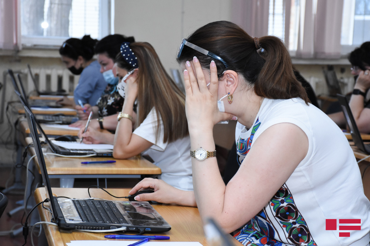 Azərbaycan dili fənni üzrə test imtahanı keçirilib