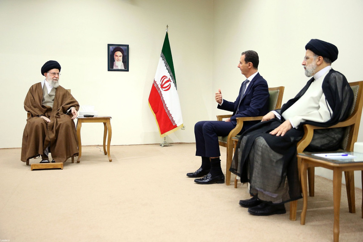 Встреча Сейеда Али Хаменеи с Башаром Асадом