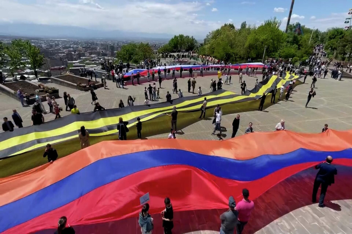 Шествие "Бессмертного полка"  в Ереване