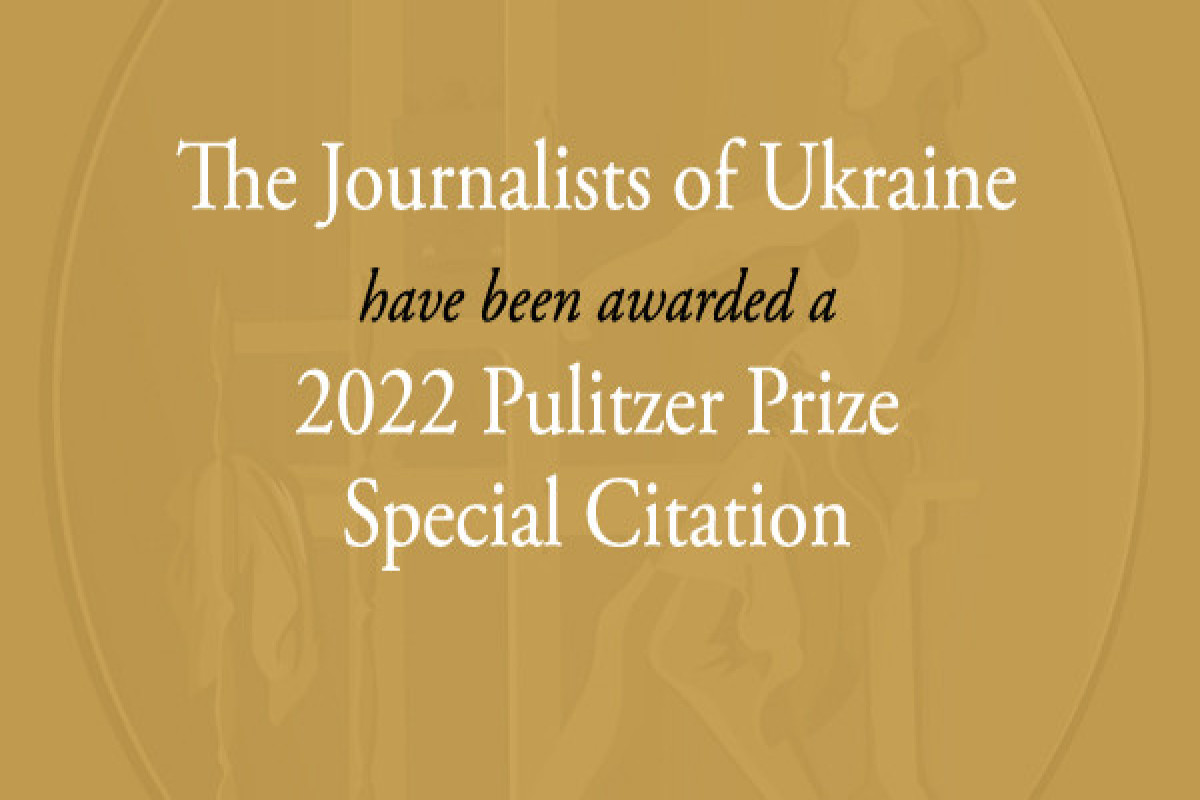 Ukraynalı jurnalistlər 2022-ci ilin Pulitzer mükafatına layiq görülüb