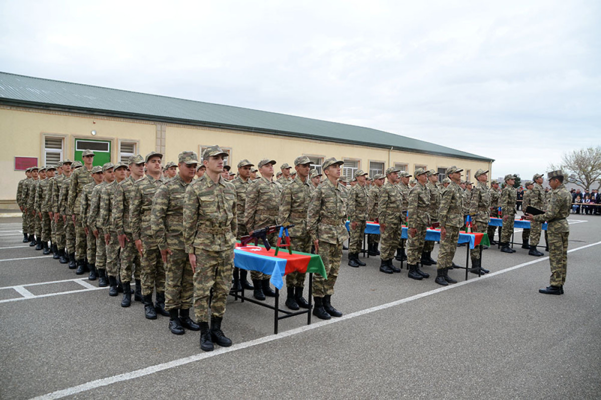 В Азербайджанской Армии состоялась церемония принятия Военной присяги