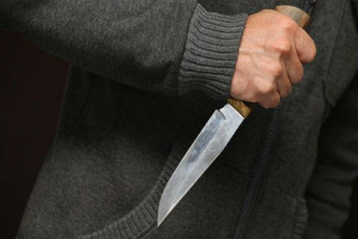 Goranboyda 30 yaşlı kişi  bıçaqlanıb