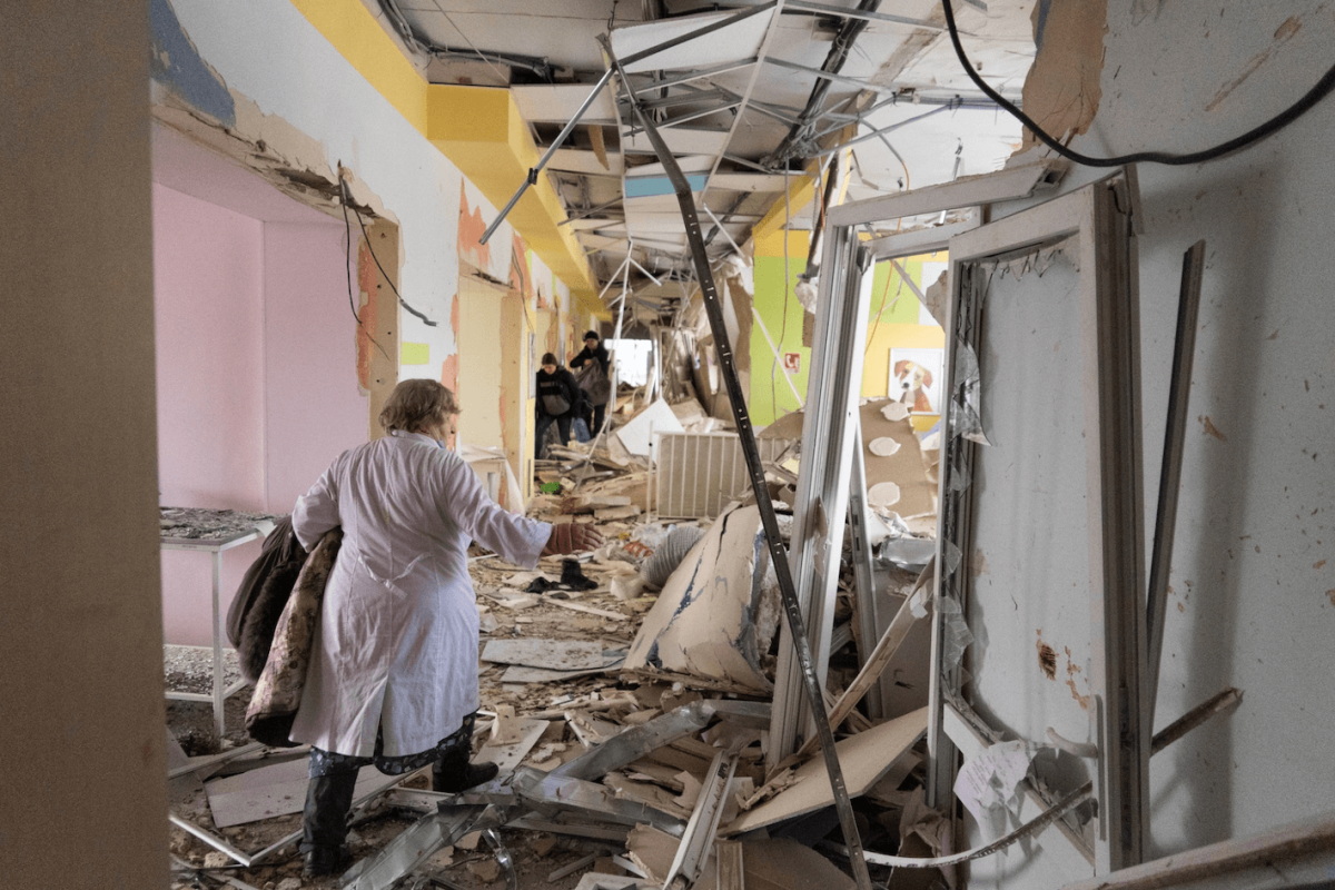Ukraynada dağıdılan xəstəxanaların sayı açıqlanıb
