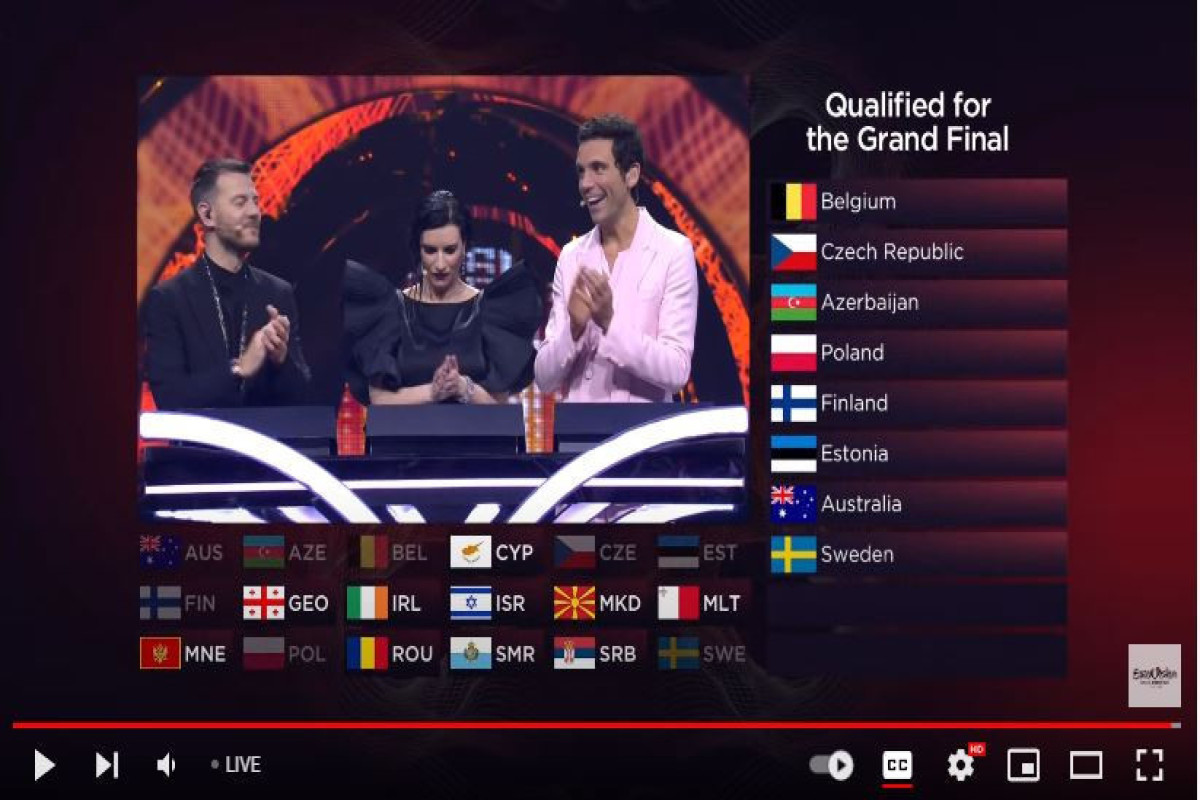 Azerbaijani representative qualifies for the final of the Eurovision-2022