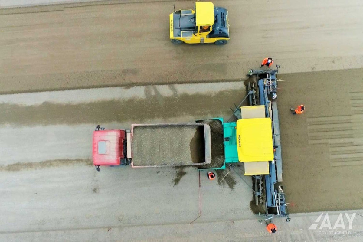 Строительство автомобильной дороги Горадиз-Джабраил-Зангилан-Агбенд продолжается быстрыми темпами-ФОТО 