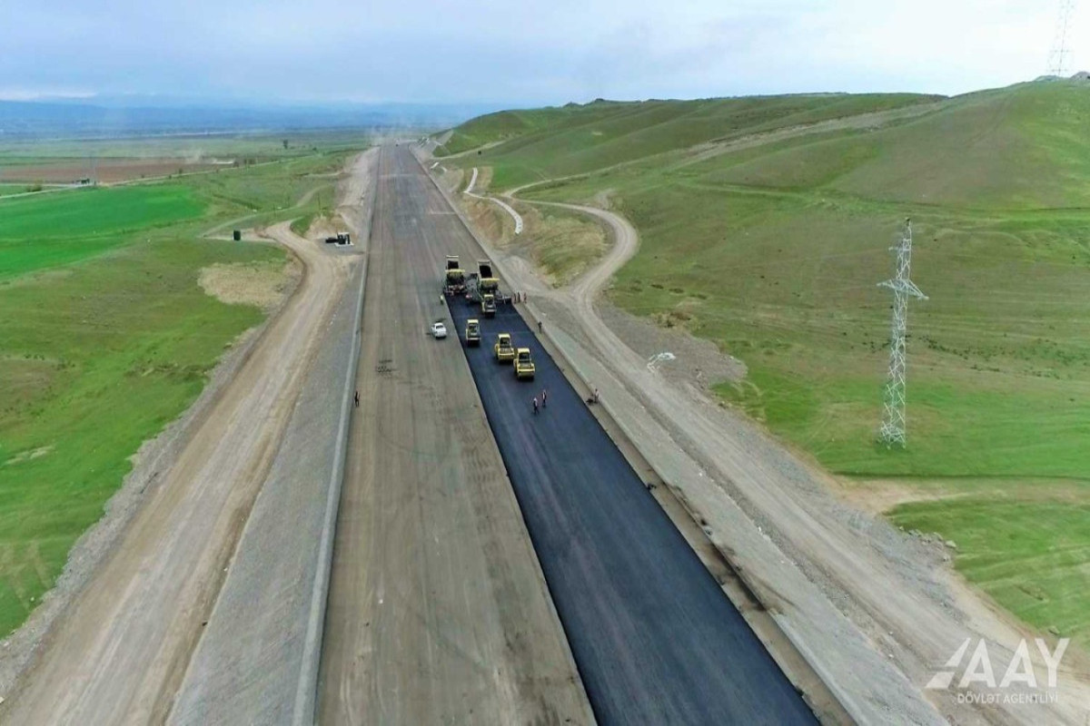 Construction of Horadiz-Jabrayil-Zangilan-Agband highway underway