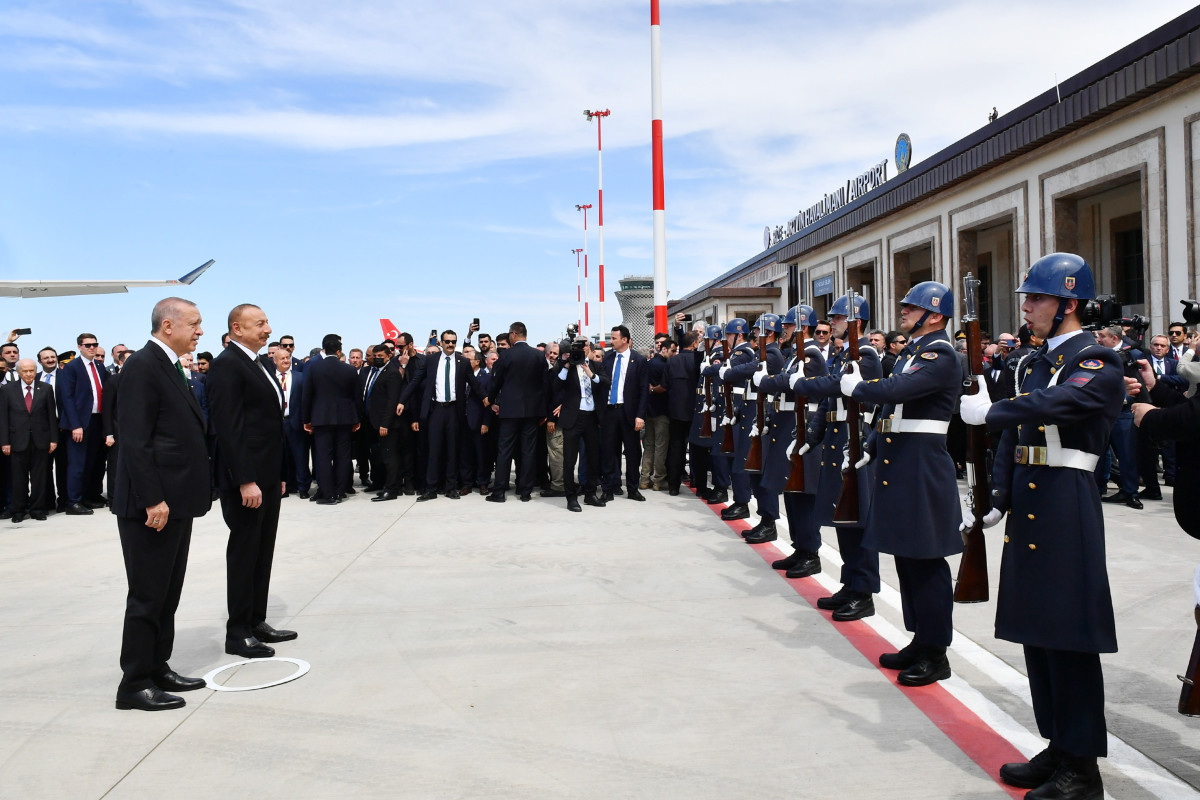Президент Ильхам Алиев в Ризе