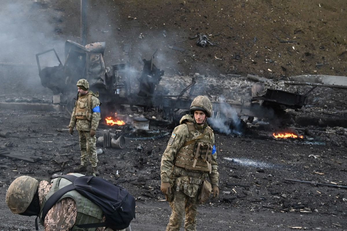 Britaniya kəşfiyyatı: Rusiya Ukraynada quru qüvvələrinin 1/3-ni itirib