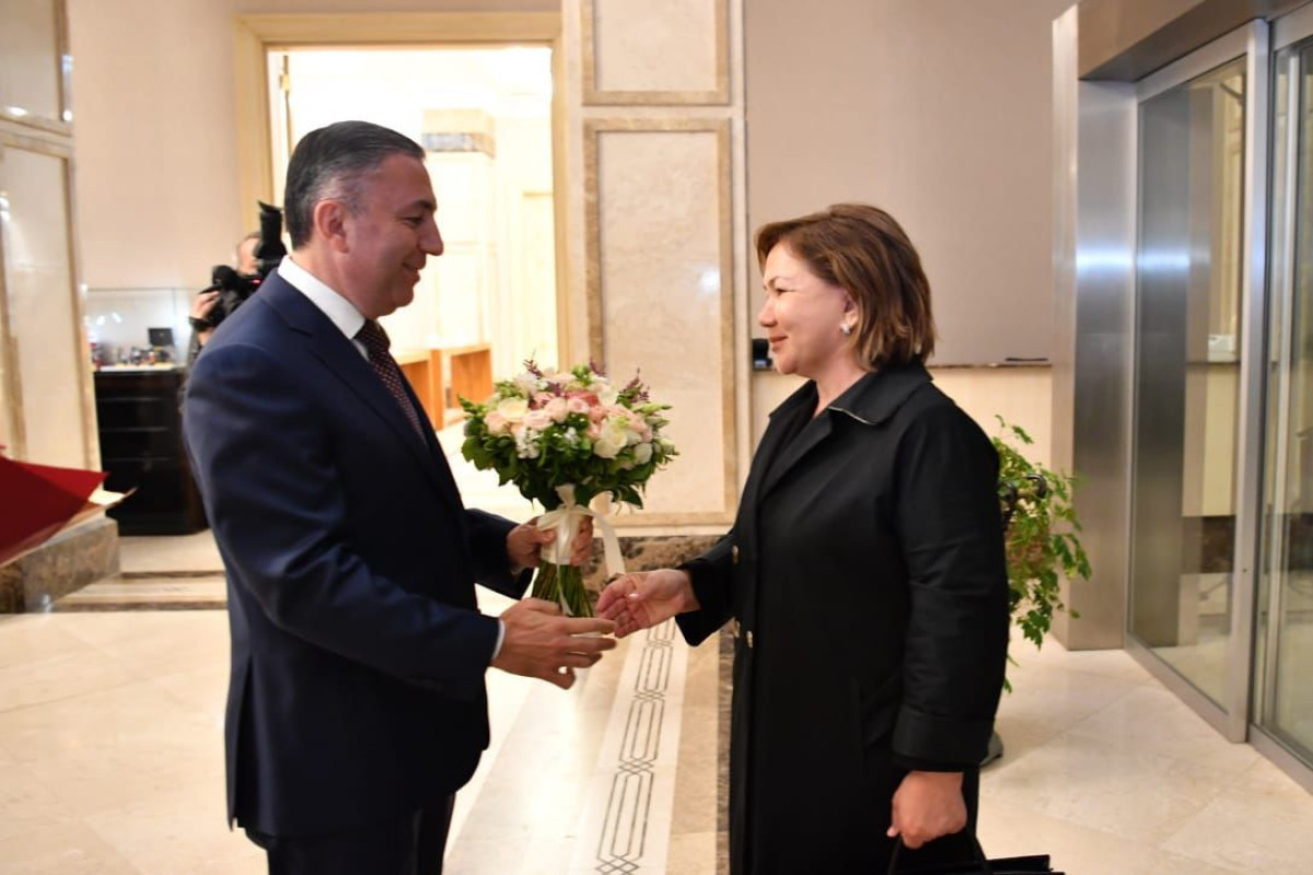 Заместитель председателя Парламента Казахстана прибыла с визитом в Азербайджан