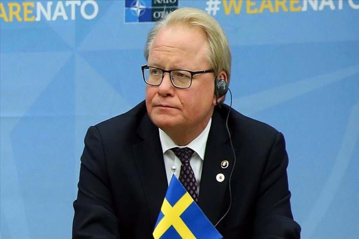 Sweedish Defence Minister Peter Hultqvist