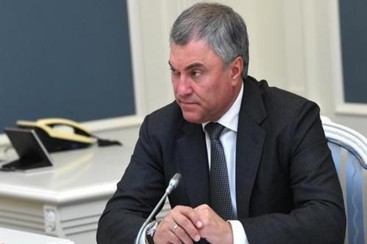 Chairman of the State Duma Vyacheslav Volodin