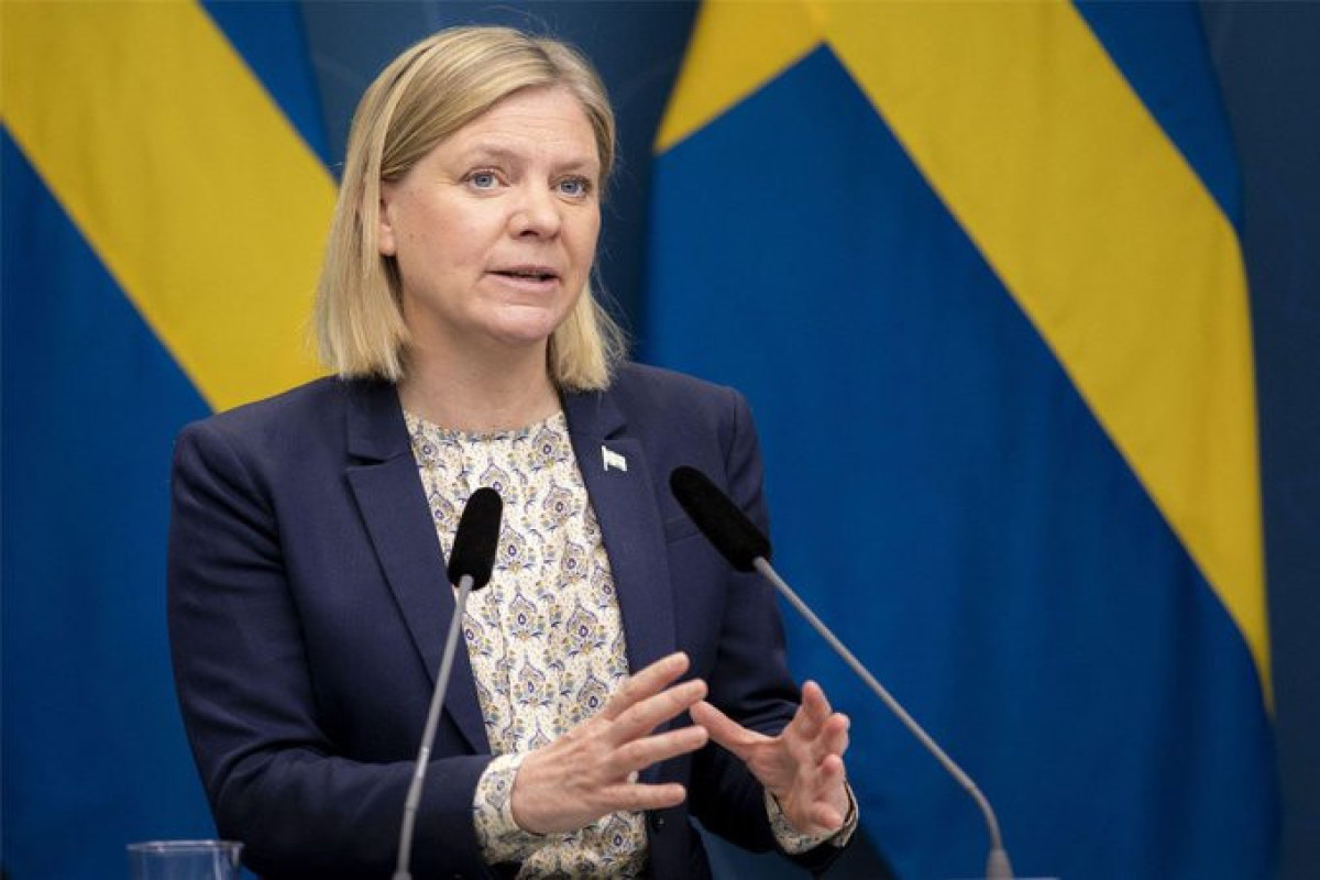 , Swedish Prime Minister Magdalena Andersson