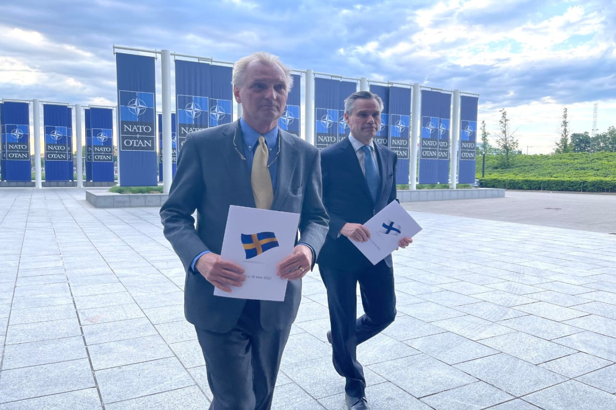 İsveç və Finlandiyanın NATO-ya üzvlük müraciəti Stoltenberqə təqdim edilib