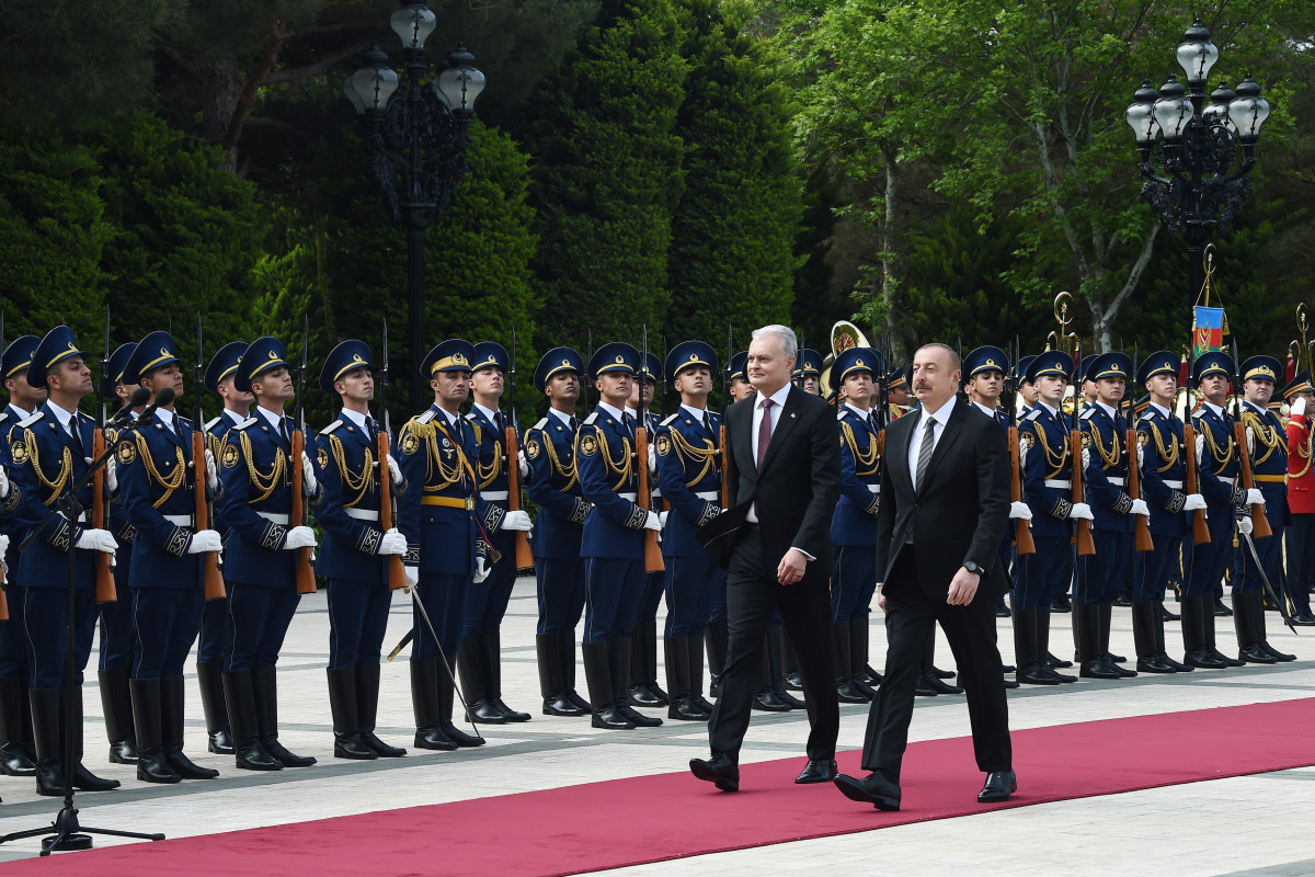 Состоялась церемония официальной встречи Президента Литвы