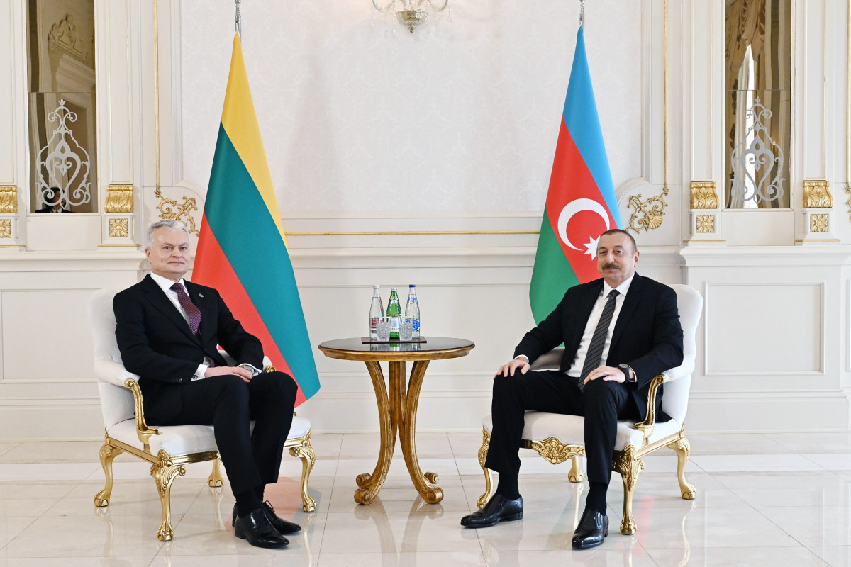 Президент Гитанас Науседа, Президент Ильхам Алиев