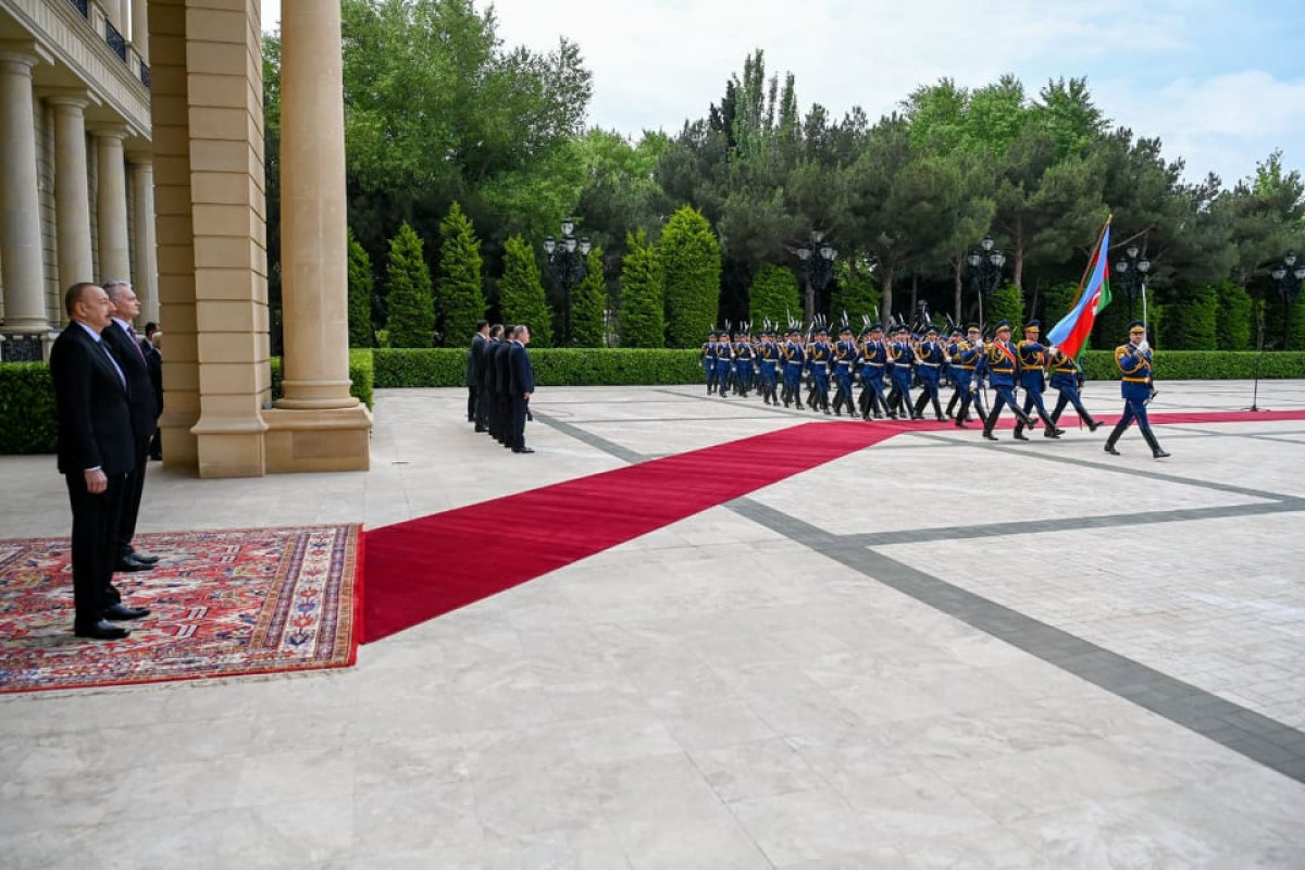 Церемония официальной встречи Президента Литвы