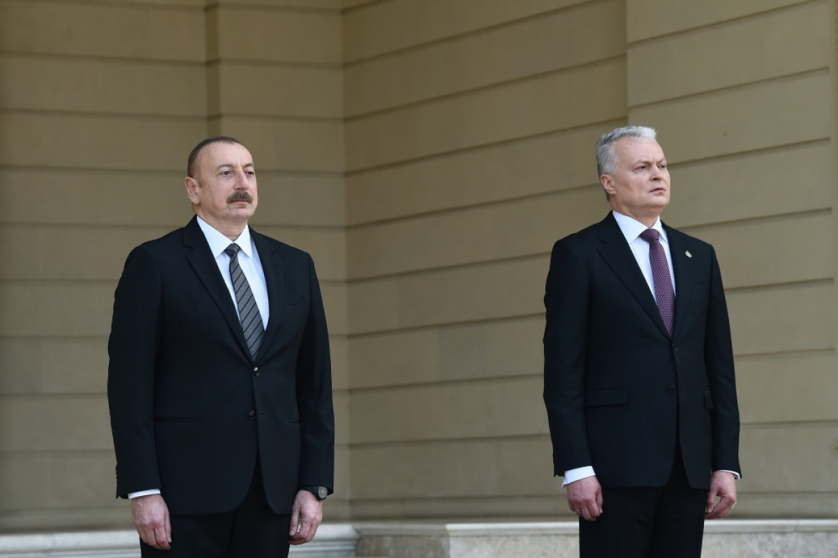 Президент Ильхам Алиев, Президент Гитанас Науседа