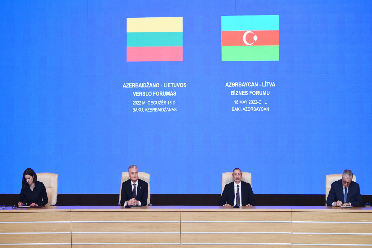 Подписаны азербайджано-литовские документы
