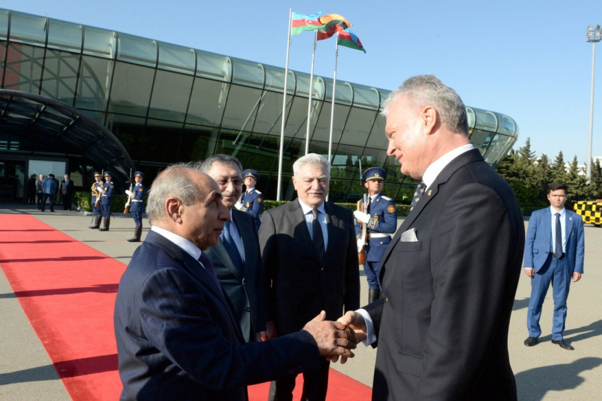 Завершился официальный визит Президента Литвы в Азербайджан-ФОТО 