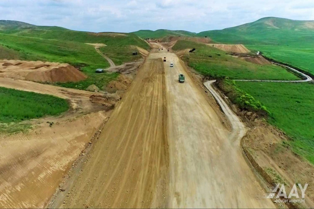 Construction of Fuzuli-Agdam highway underway-<span class="red_color">PHOTO