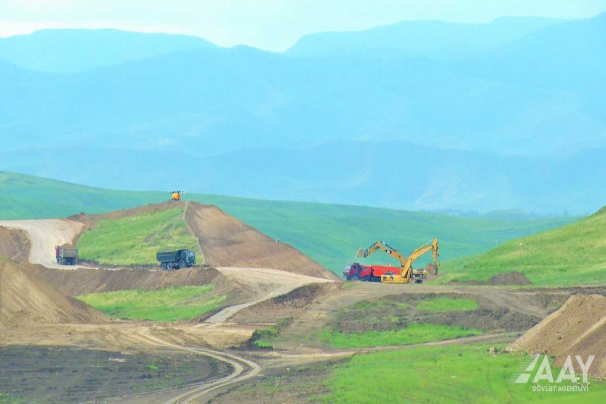 Construction of Fuzuli-Agdam highway underway-PHOTO 