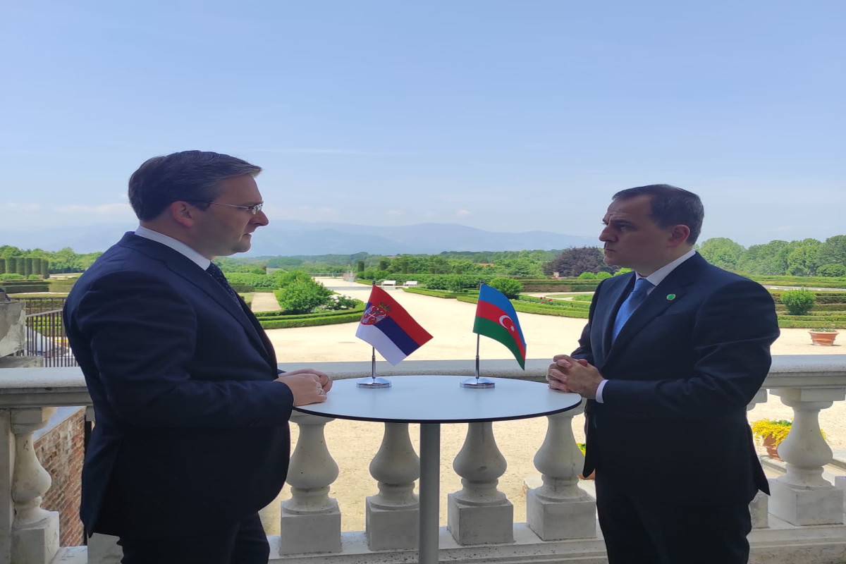 Azerbaijani FM holds negotiations with Serbian counterpart
