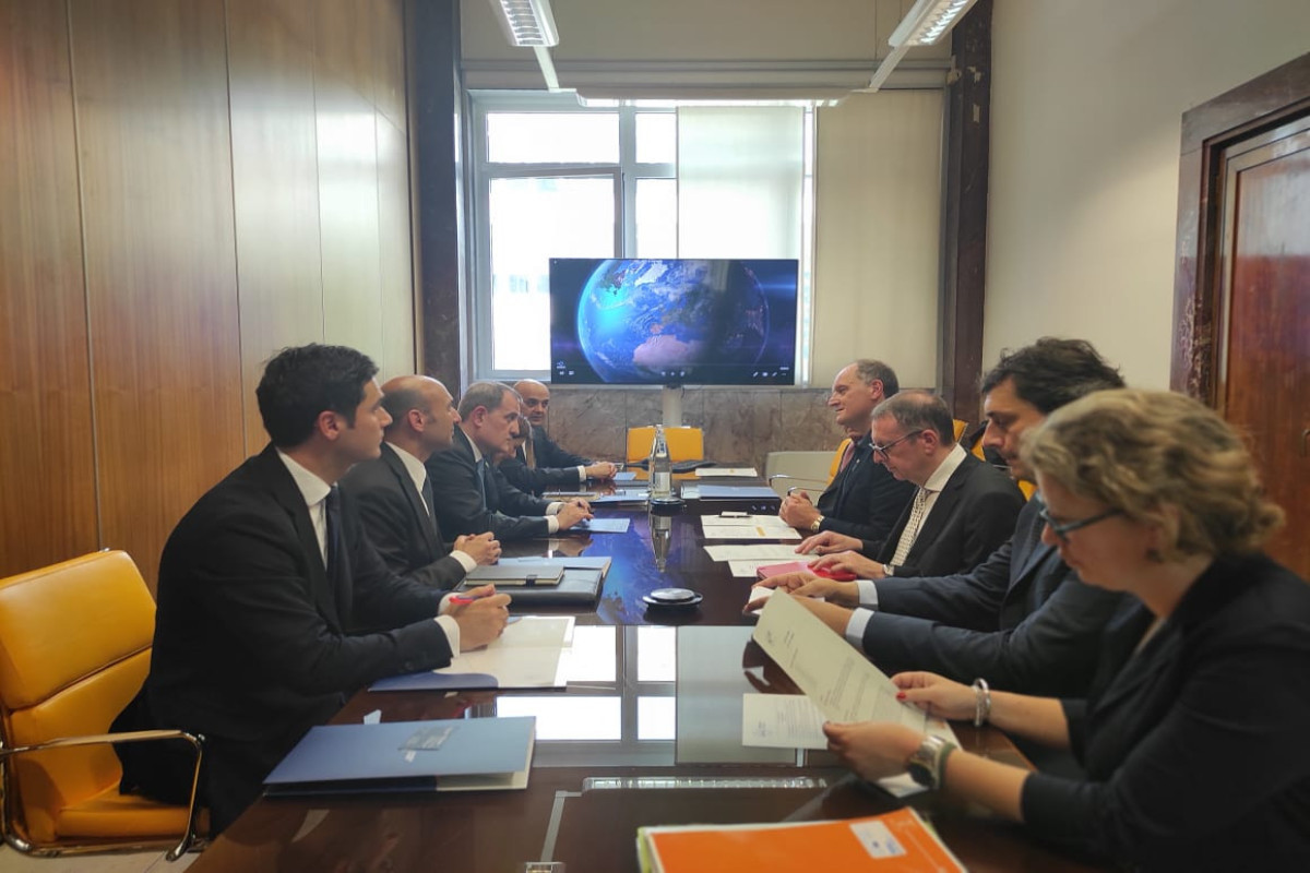 Azerbaijani FM met with the rector of the Polytechnic University of Turin