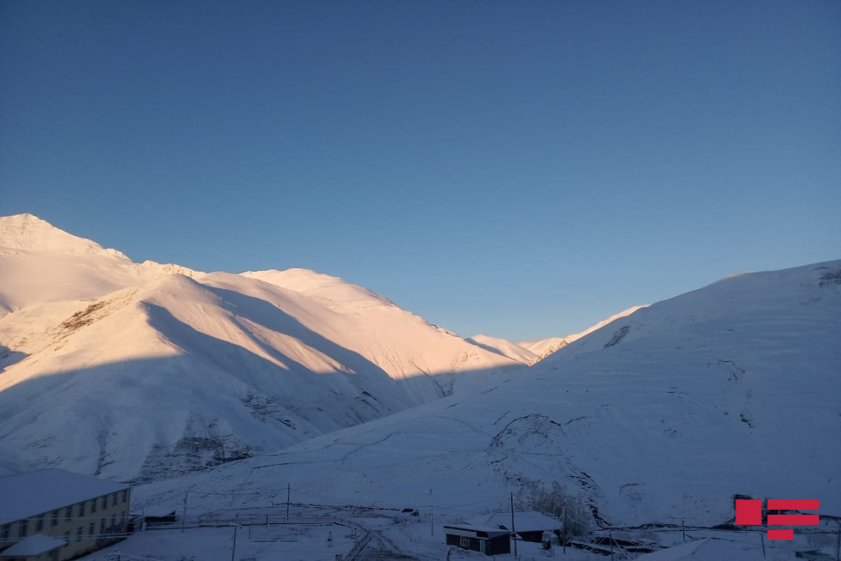 Height of snowfall in Azerbaijan's Khinalig surpasses 10 cm-PHOTO -VIDEO 
