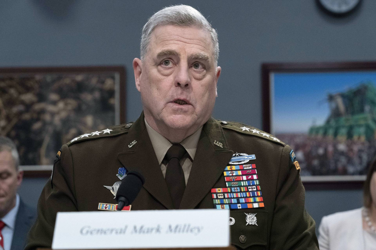 Mark Milley, the chairman of the Joint Chiefs of Staff