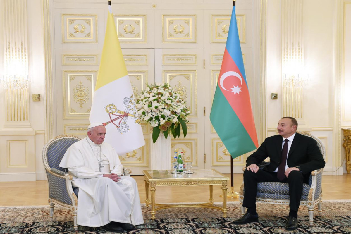 Папа Римский Франциск, Президент Ильхам Алиев