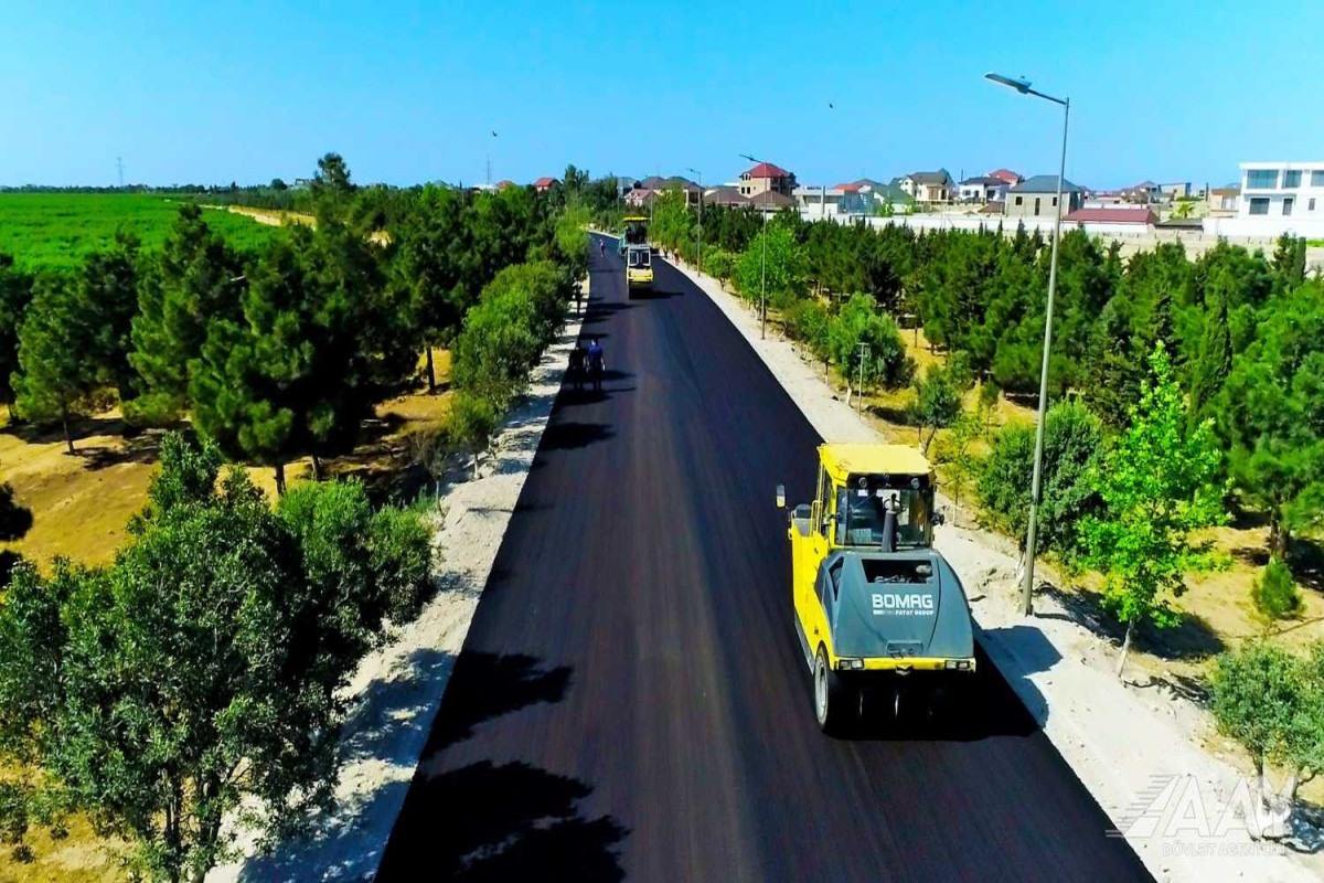 Qala-Şüvəlan yolu yenidən qurulur - FOTO  - VİDEO 