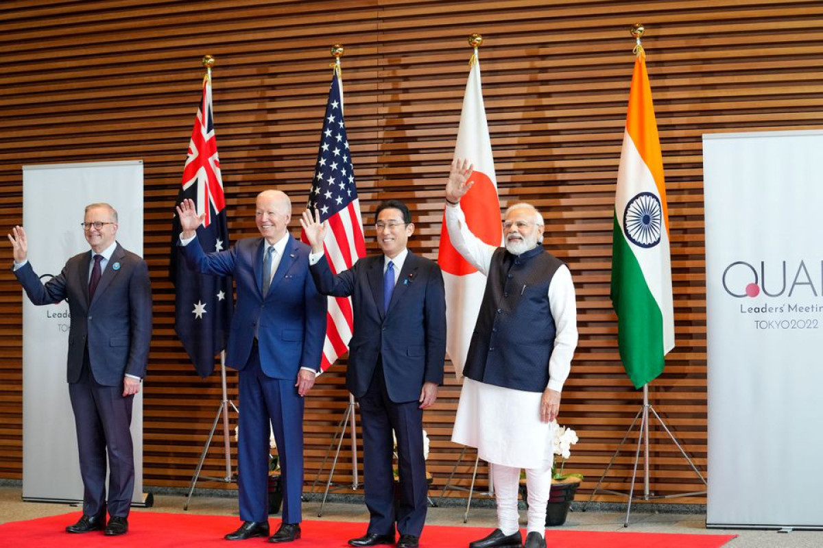 Prime Minister of Australia Anthony Albanese, U.S. President Joe Biden, Prime Minister of Japan Fumio Kishida, Prime Minister of India Narendra Modi