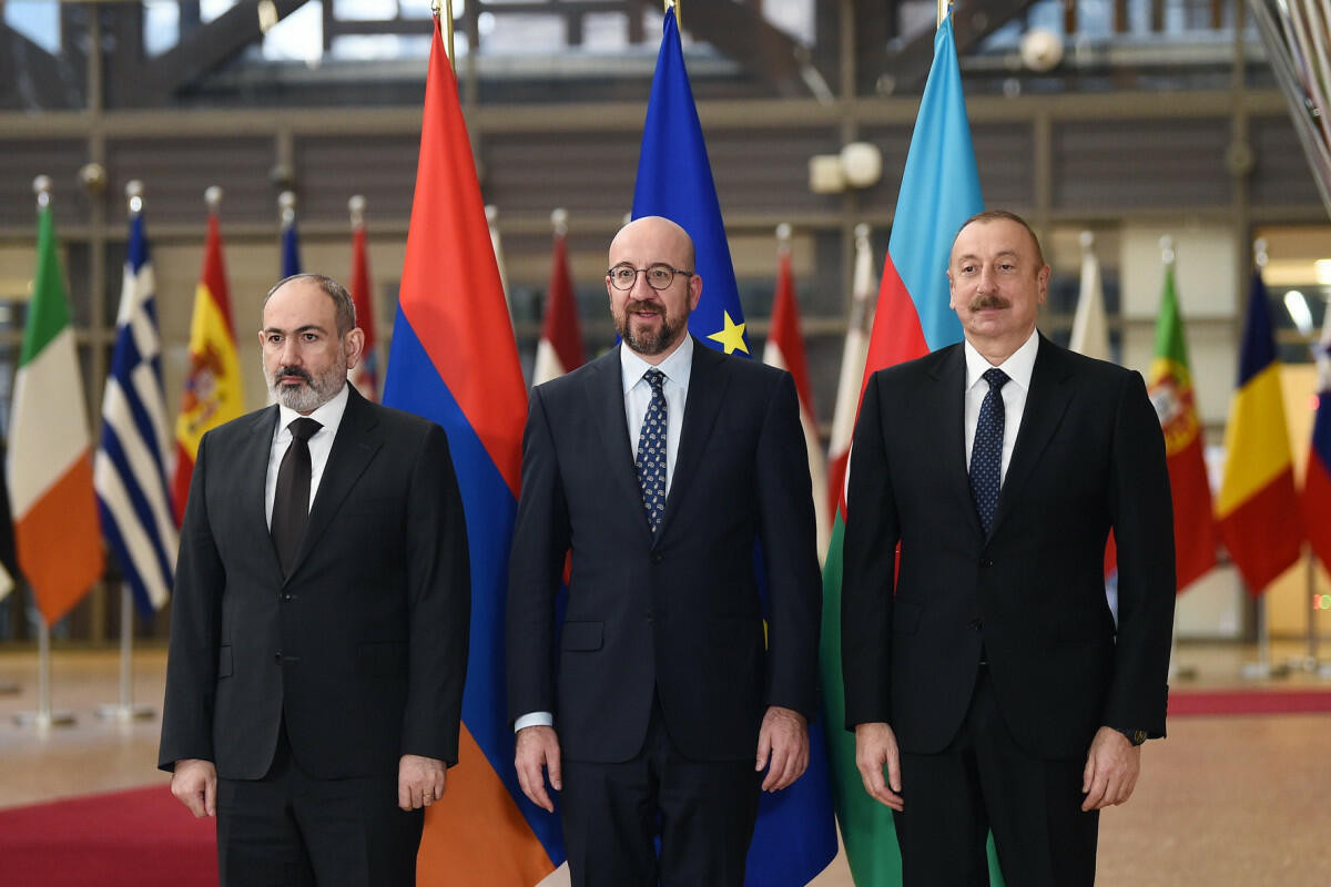 Third trilateral meeting hosted by the President of the European Council with Armenia and Azerbaijan leaders in Brussels.