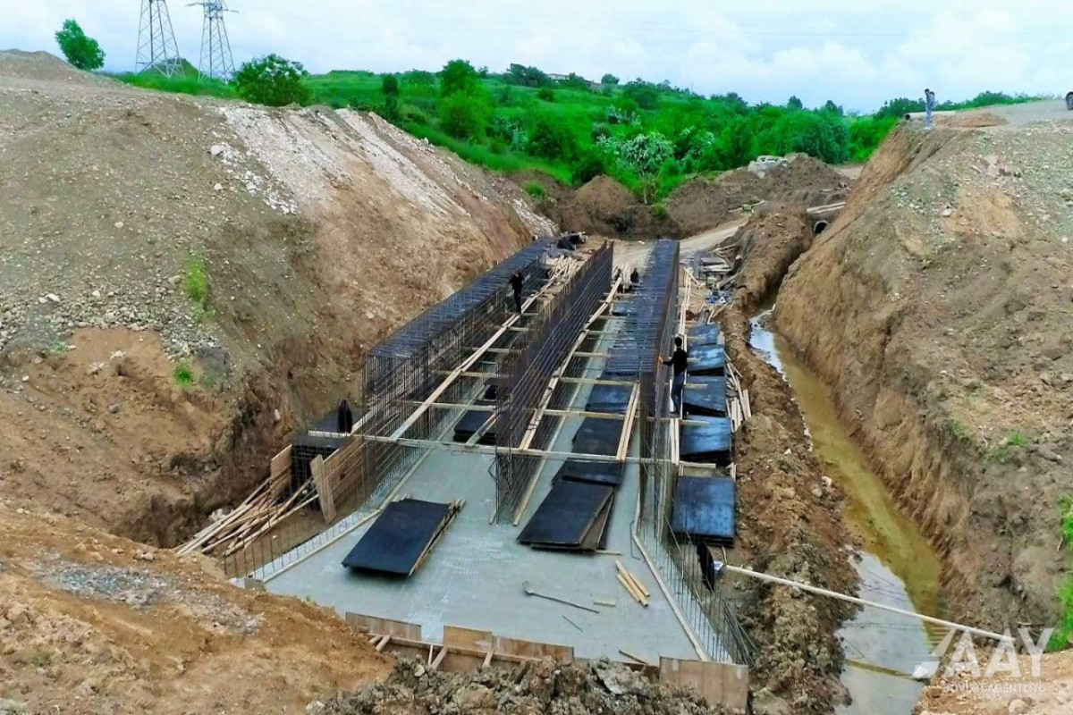 Construction of Fuzuli- Hadrut highway being continued rapidly