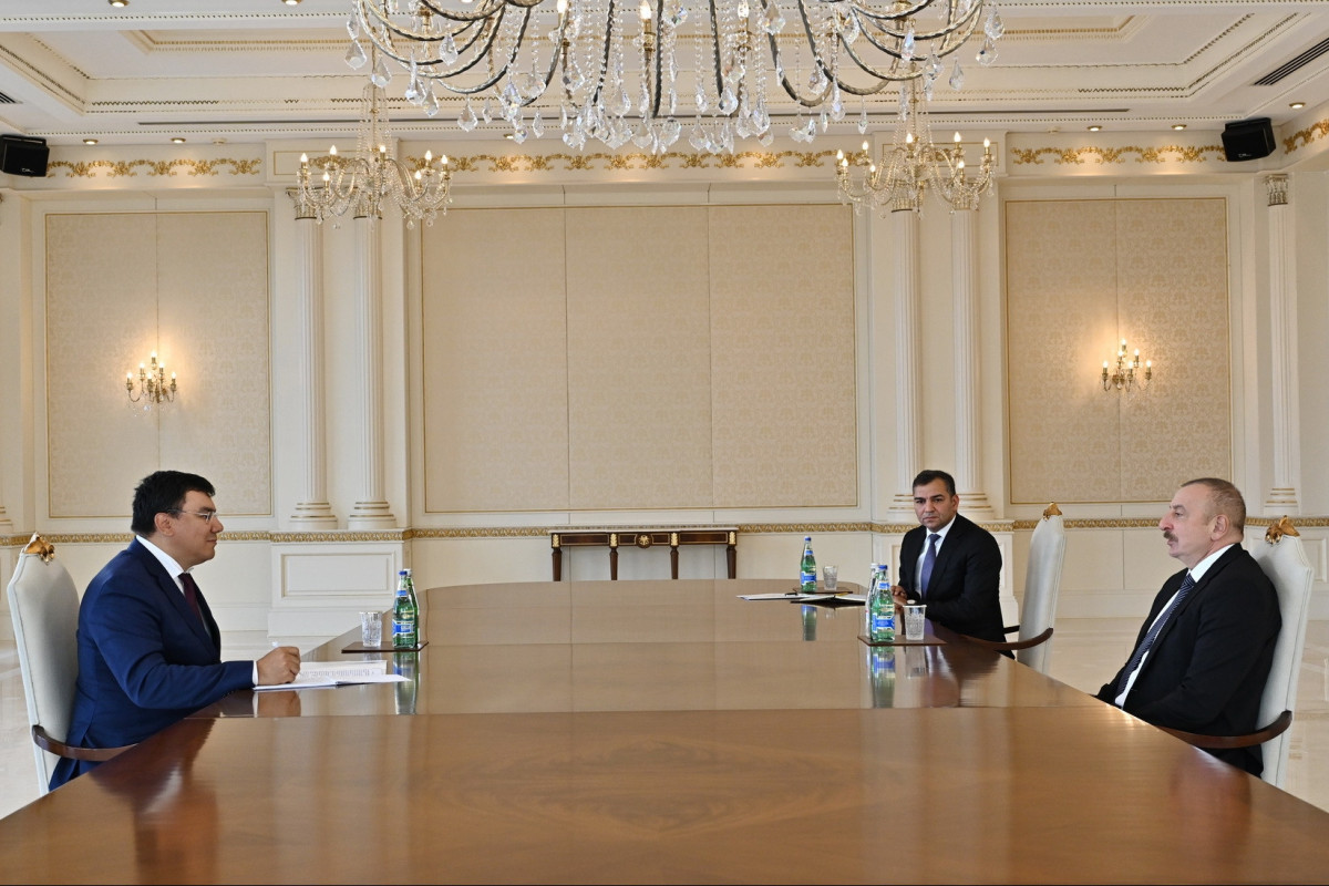 President Ilham Aliyev received Deputy Prime Minister of Uzbekistan-UPDATED 