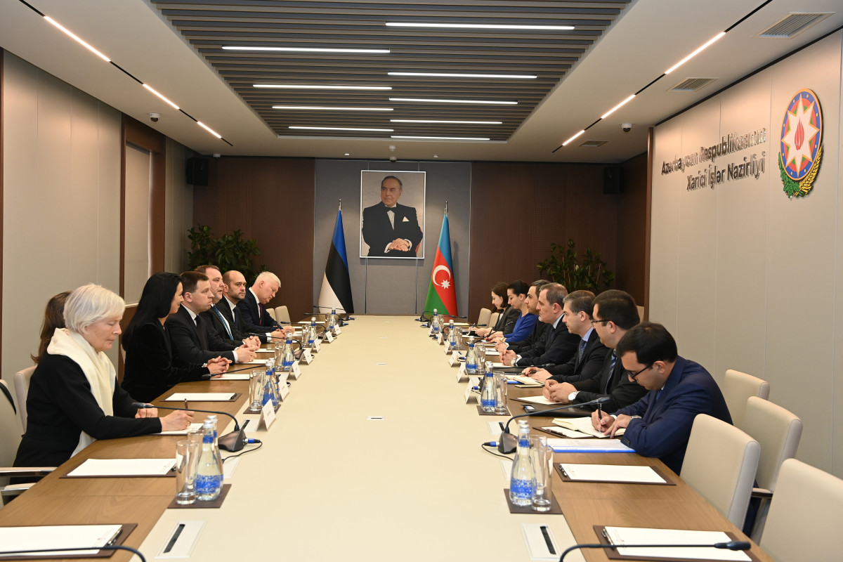 Azerbaijani FM met with speaker of Estonian Parliament