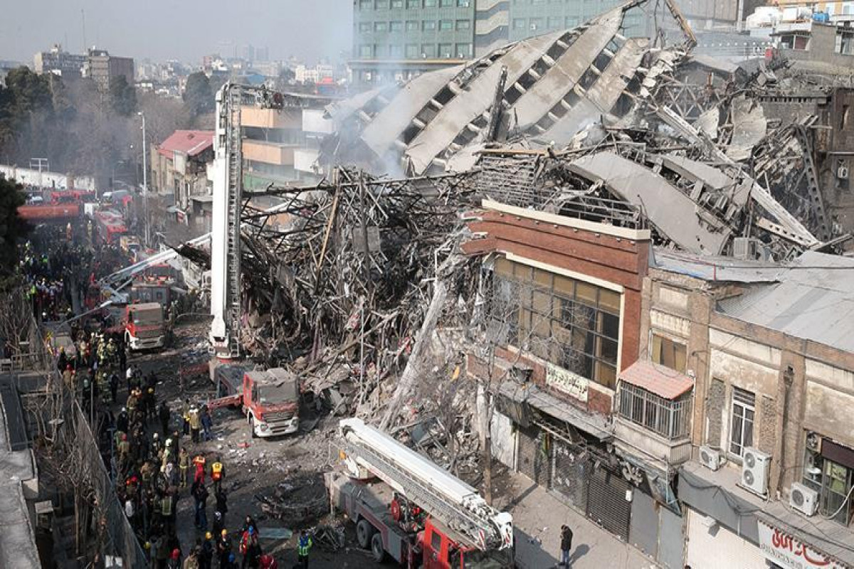 Death count rises to 16 in Iran building collapse