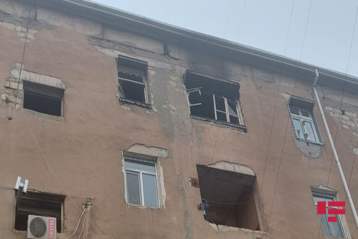 В Гяндже прогремел взрыв, есть погибший-ФОТО 