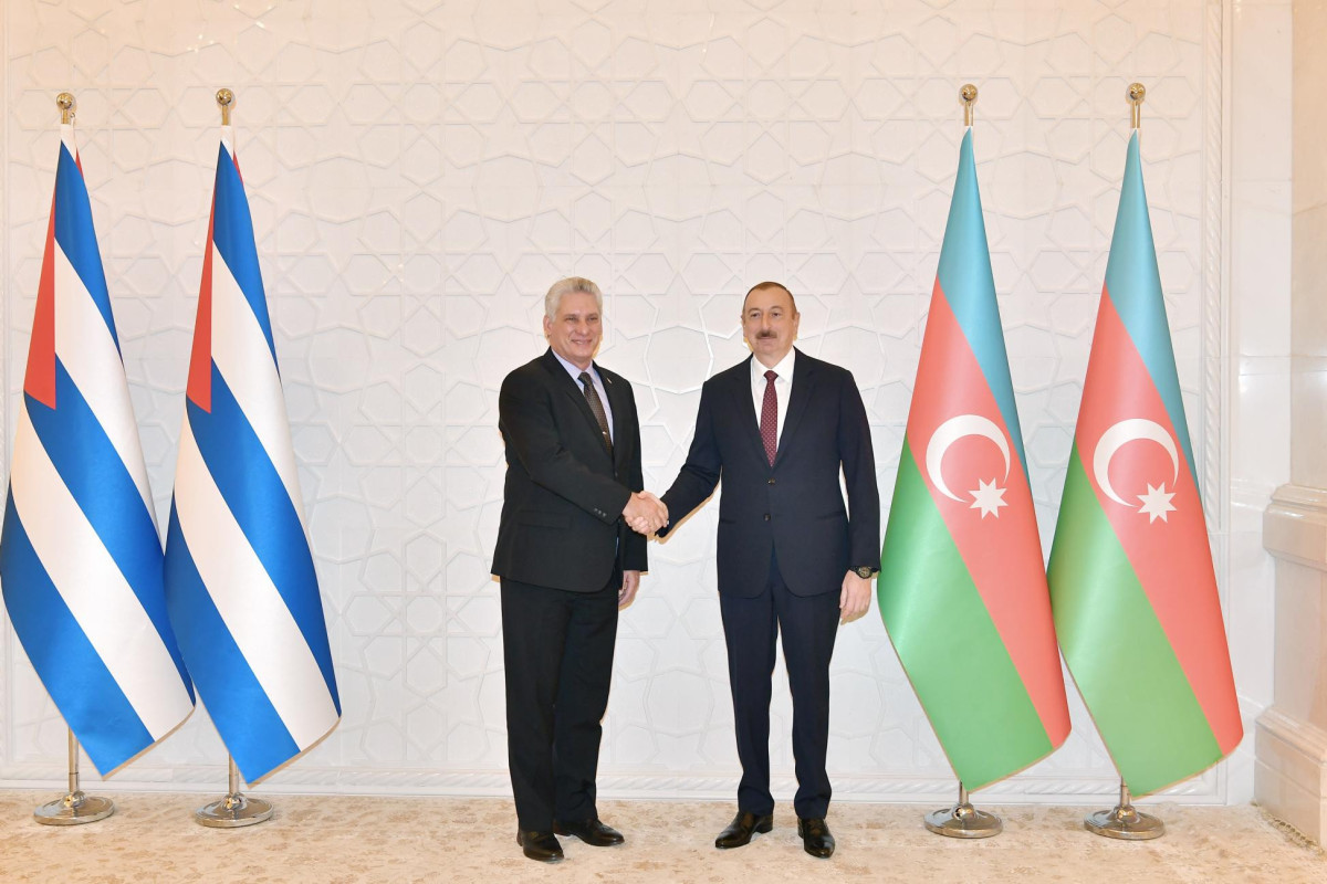 Президент Мигель Диас- Каннель Бермудес, Президент Ильхам Алиев