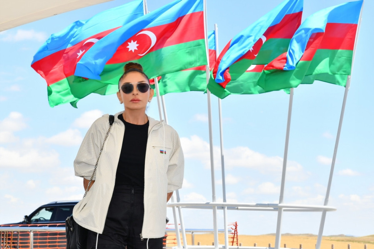 Президент и Мехрибан Алиева приняли участие в церемонии закладки энергетического узла «Джабраил»-ФОТО -ОБНОВЛЕНО 